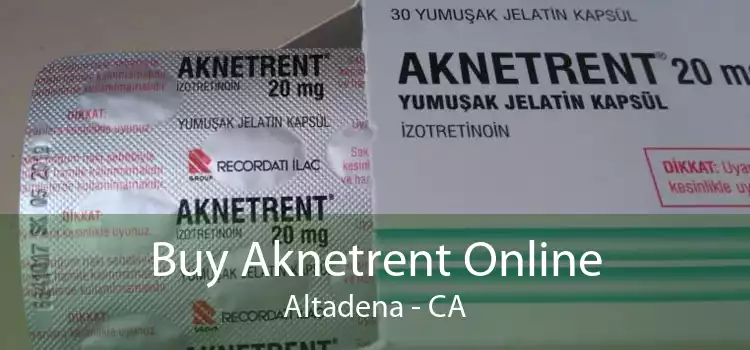 Buy Aknetrent Online Altadena - CA